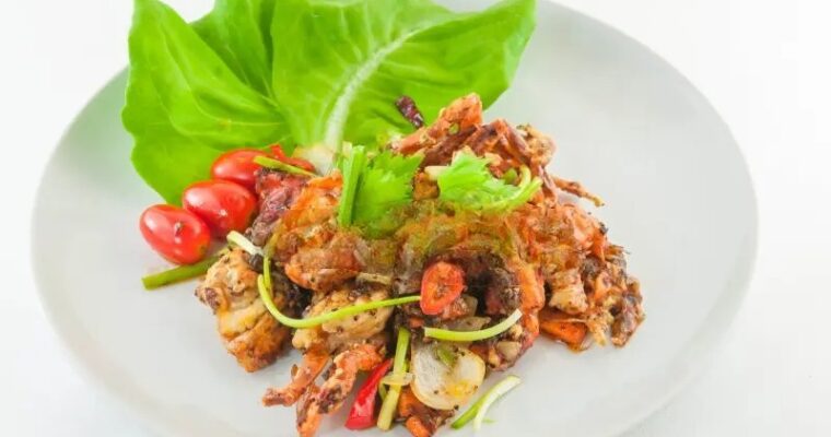 Kepiting Saus Kecap Pedas Thailand (Poo Pad Prik Thai)