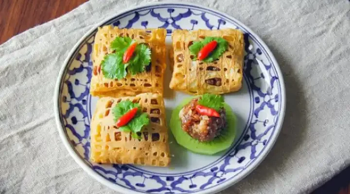 Resep La Tiang (Thai Royal Egg Net Parcel)