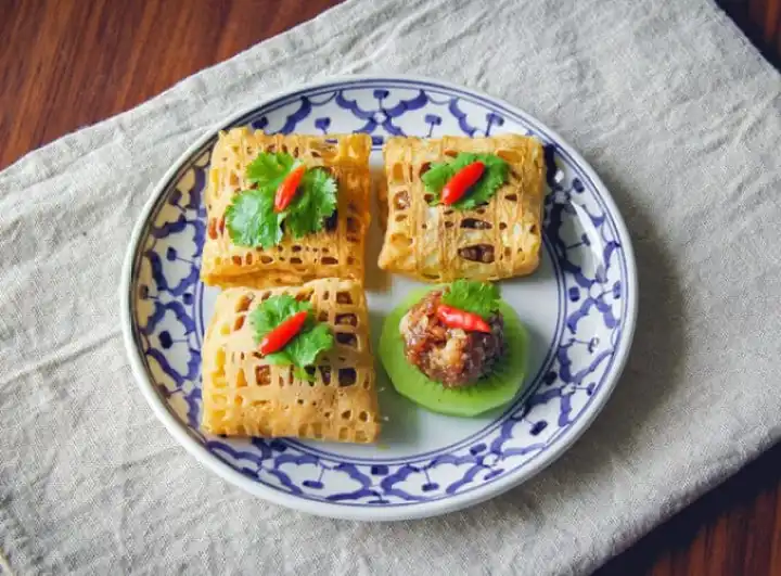 Resep La Tiang (Thai Royal Egg Net Parcel)