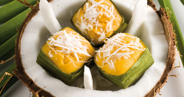 Khanom Tan (Palm Sugar Toddy Cake)