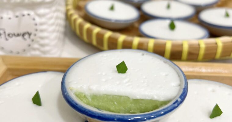 Resep Khanom Tuay Foo (Pudding Apung ala Thailand)