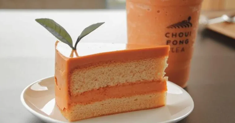 Resep Cheesecake Thai Tea (No-Bake)