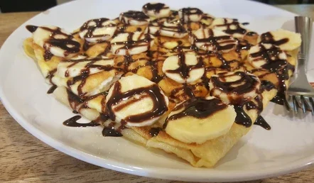 Chocolate Banana Roti
